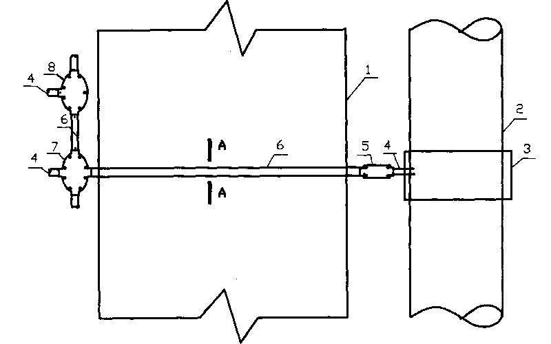 Construction method for paving road slot minitype communication pipe by urban area road