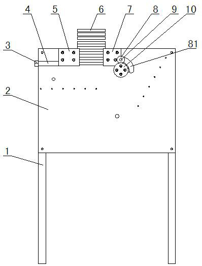 A copper pipe bending machine