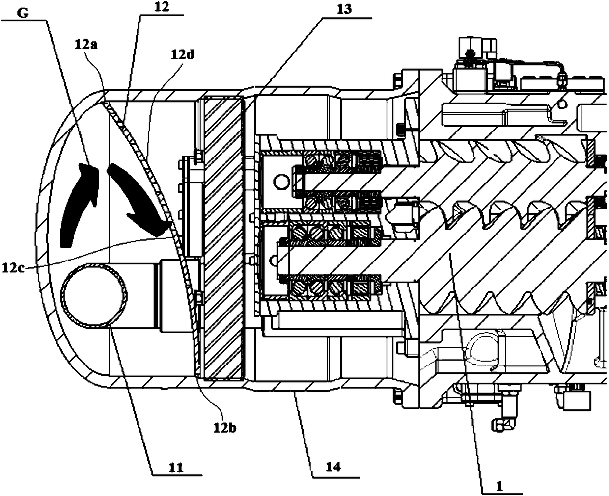 Oil and gas separation units, compressors and air conditioning systems