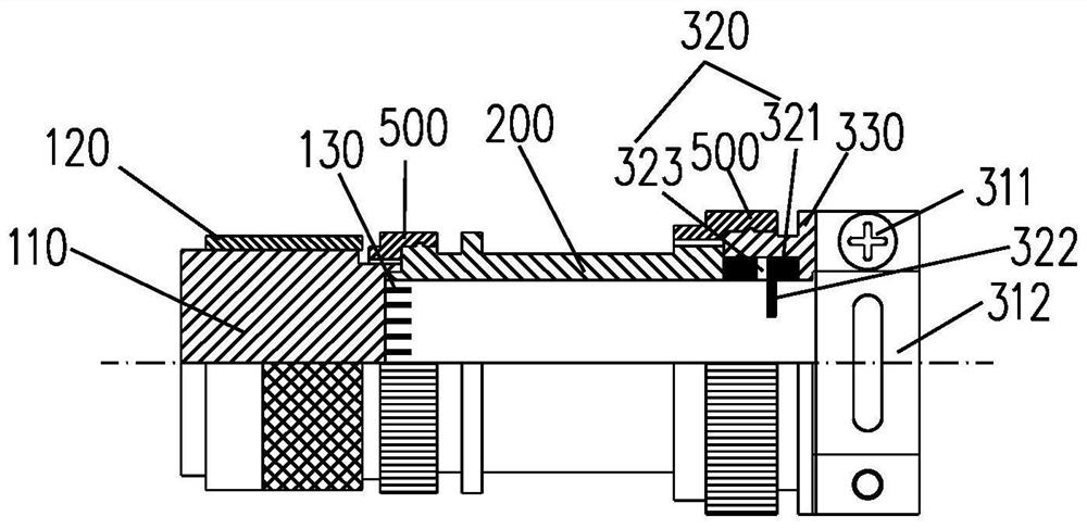 A kind of multi-strand core wire three-segment electrical connector and connecting method thereof