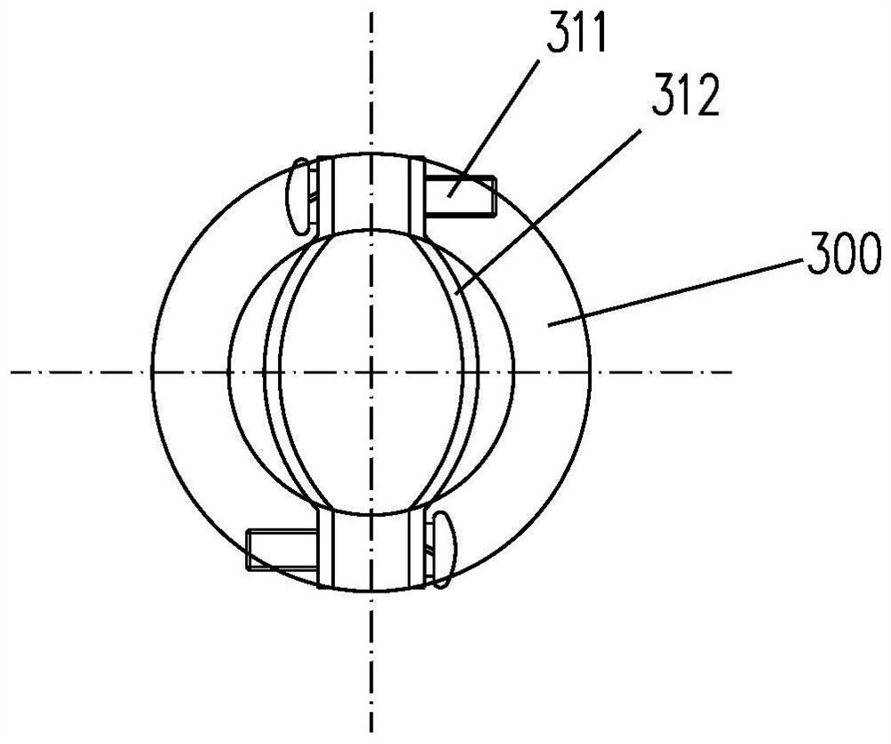 A kind of multi-strand core wire three-segment electrical connector and connecting method thereof