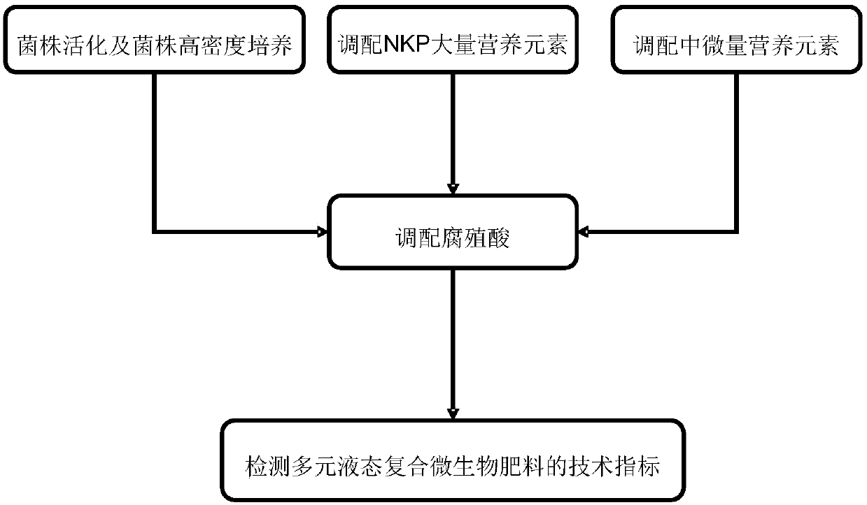 Multielement liquid compound microorganism fertilizer and preparation method thereof