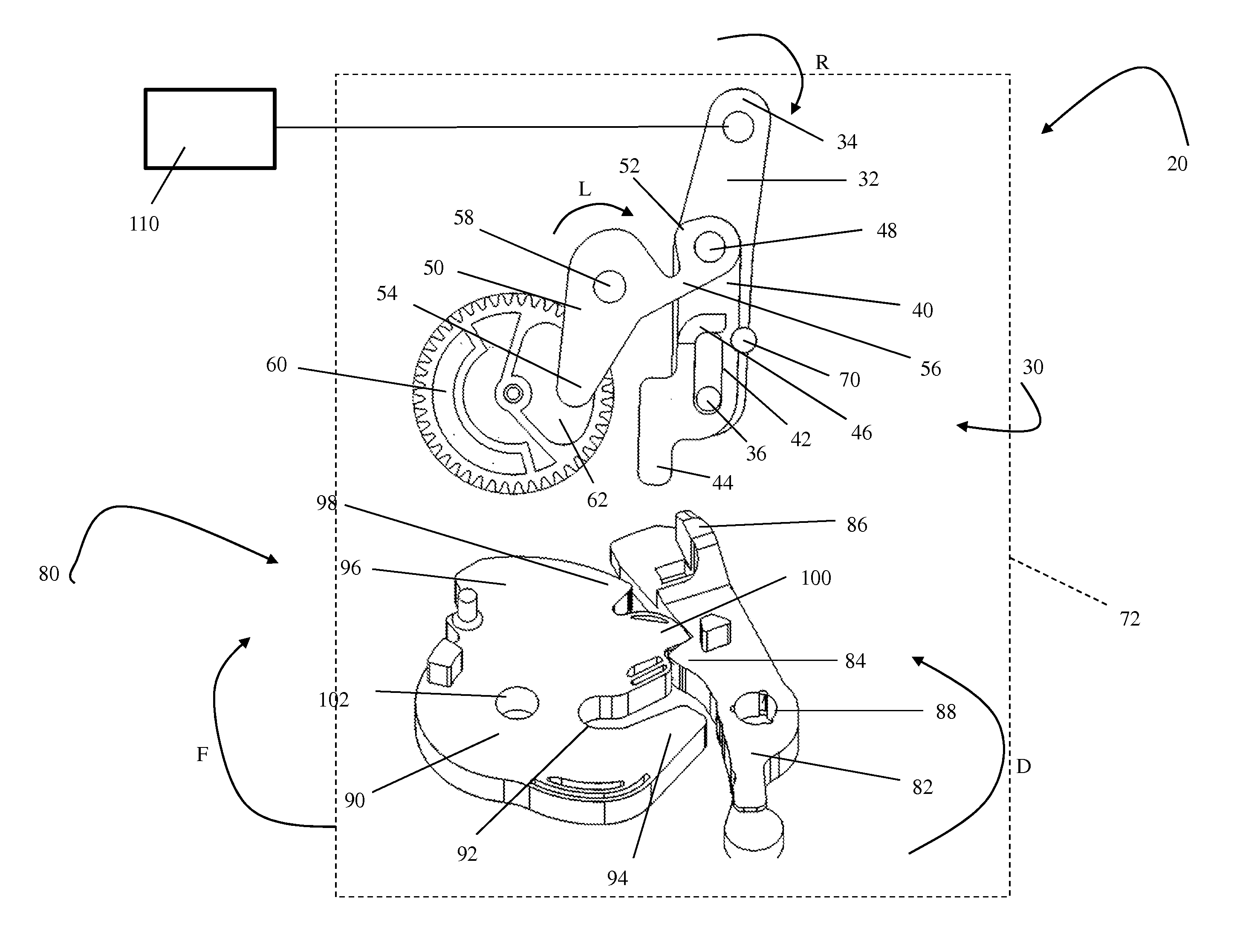 Power lock-unlock with impatient passenger mechanism