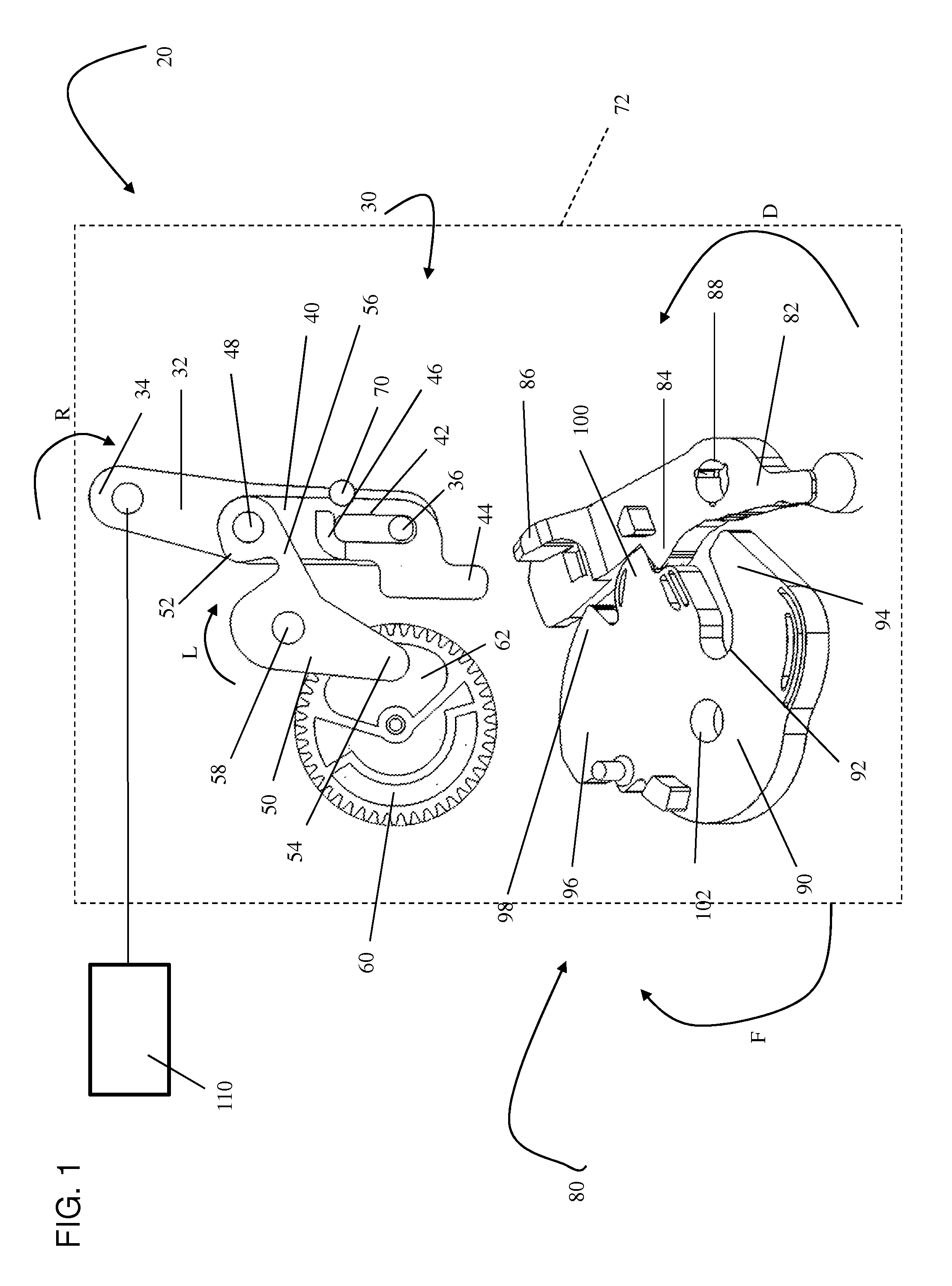 Power lock-unlock with impatient passenger mechanism