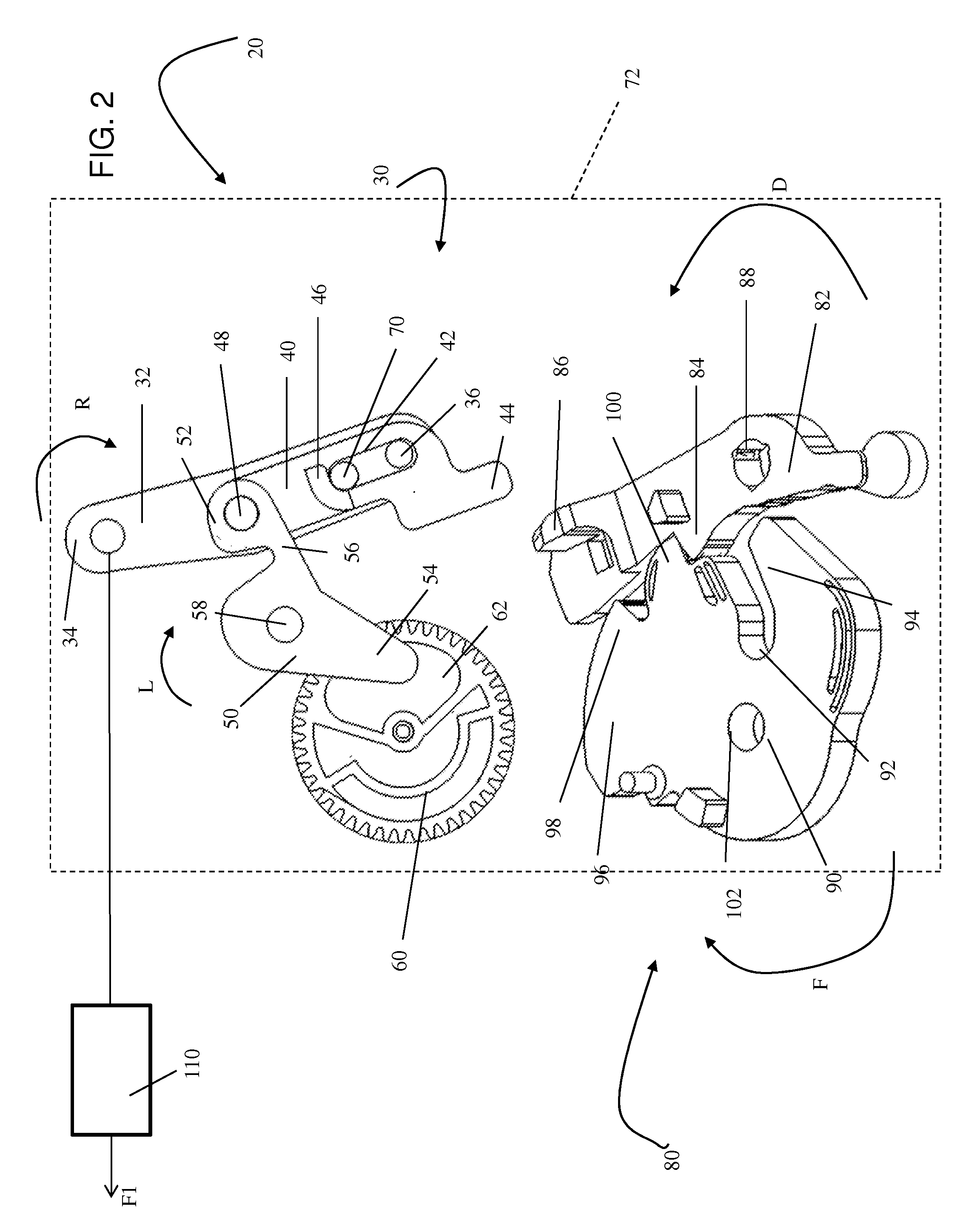 Power lock-unlock with impatient passenger mechanism