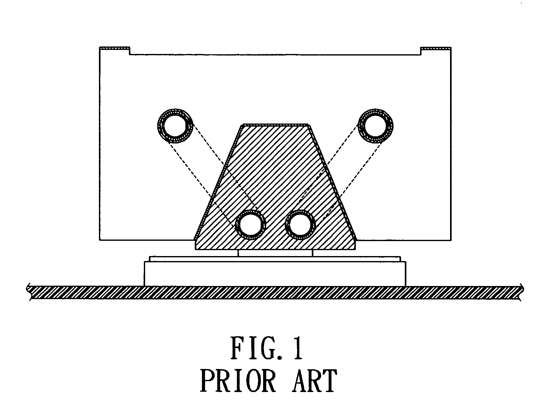 Heat pipe heat sink with holeless fin module