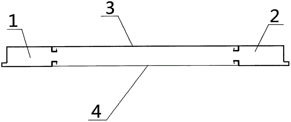 Welding-free door plate assembly