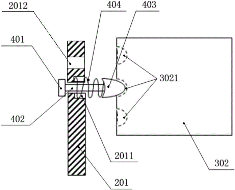 Automobile seat folding table