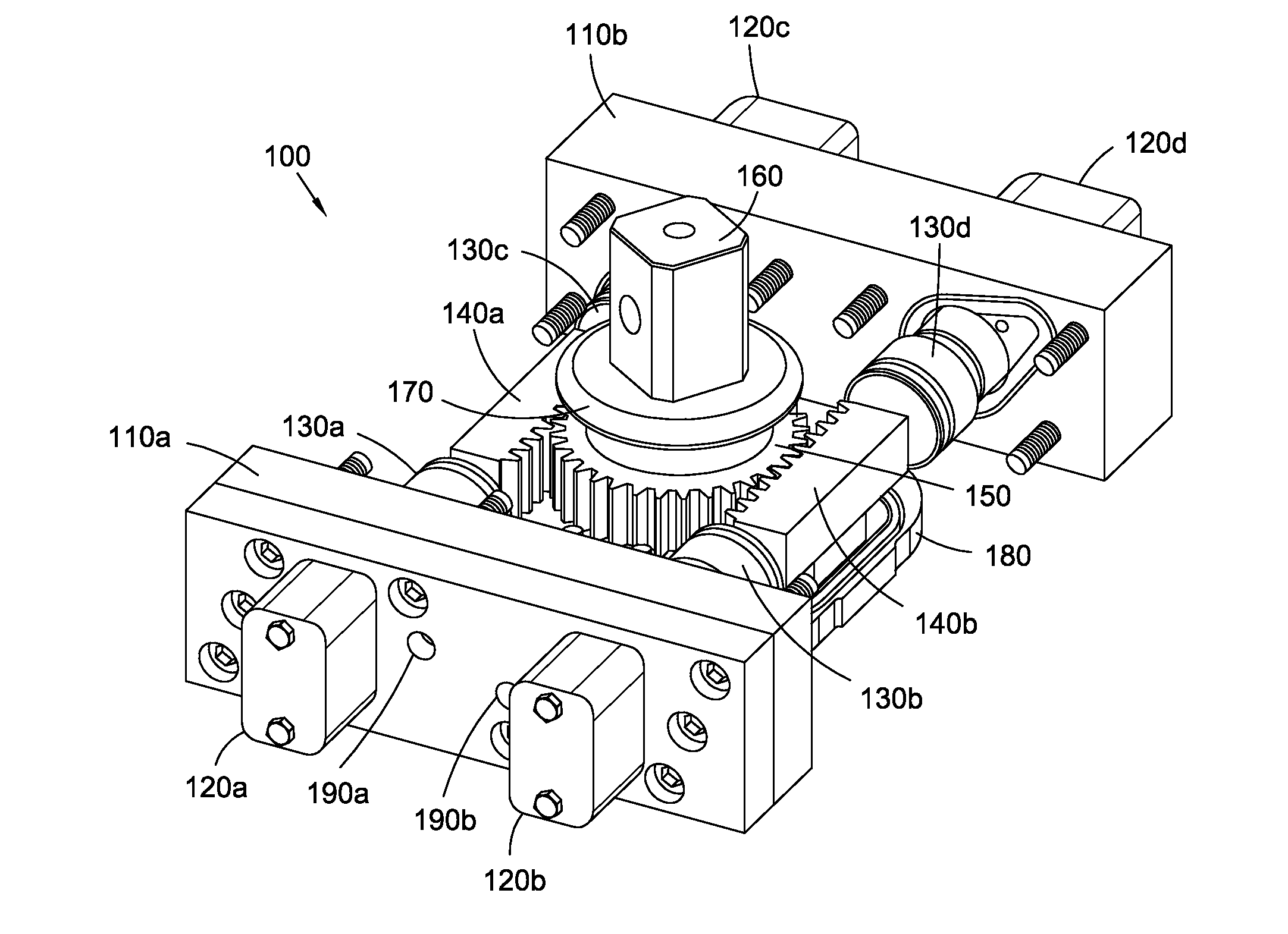 Railway point crank system