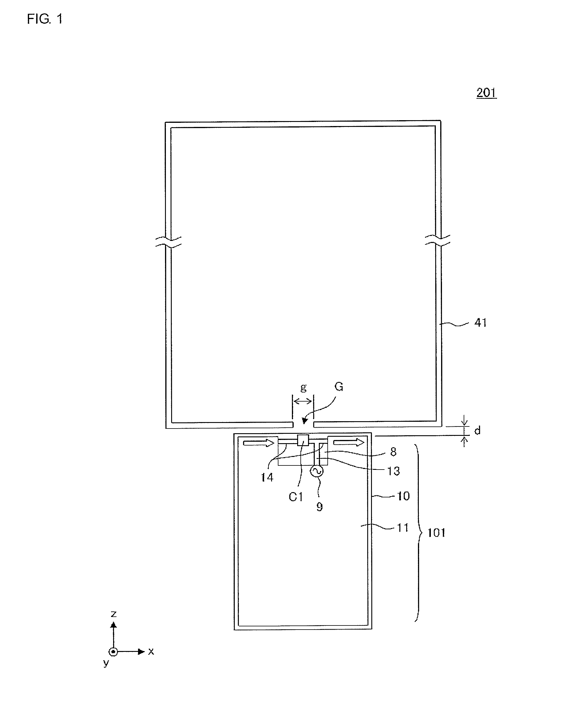 Antenna device and electronic apparatus