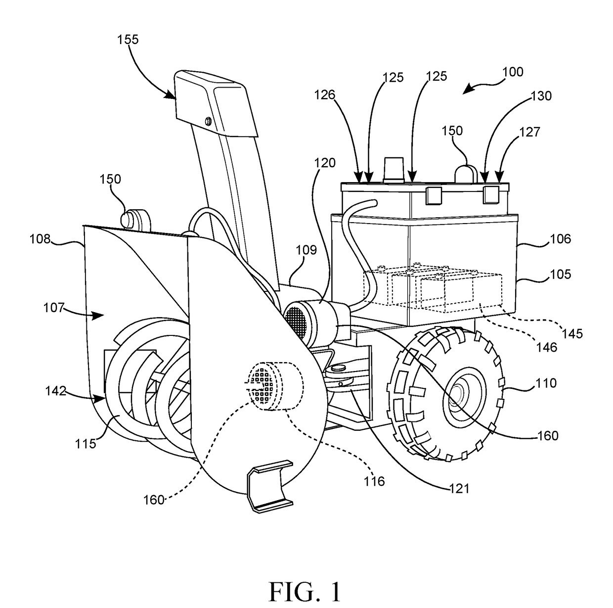 Snow blowing apparatus