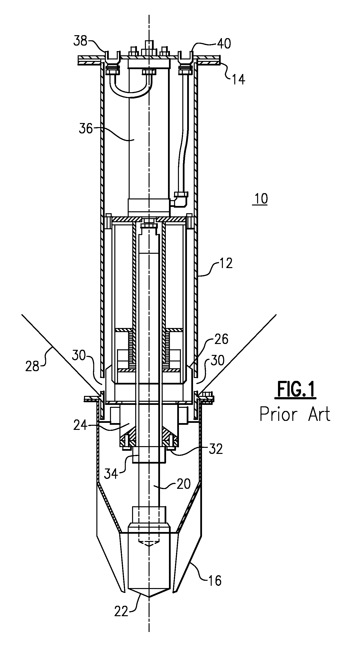 Crust breaker and ore dispenser