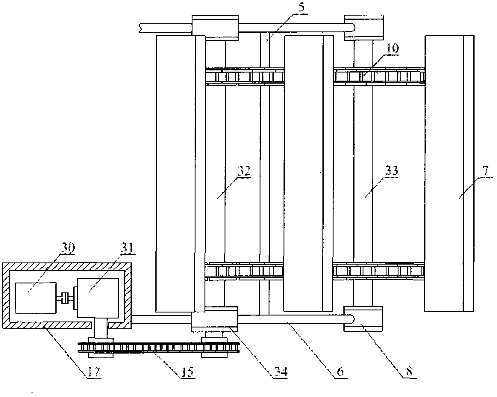 Silt removing machine for sewage-discharging channels