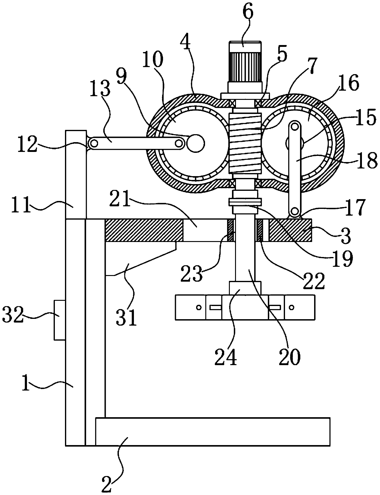 Blood automatic-shaking device for clinical laboratory