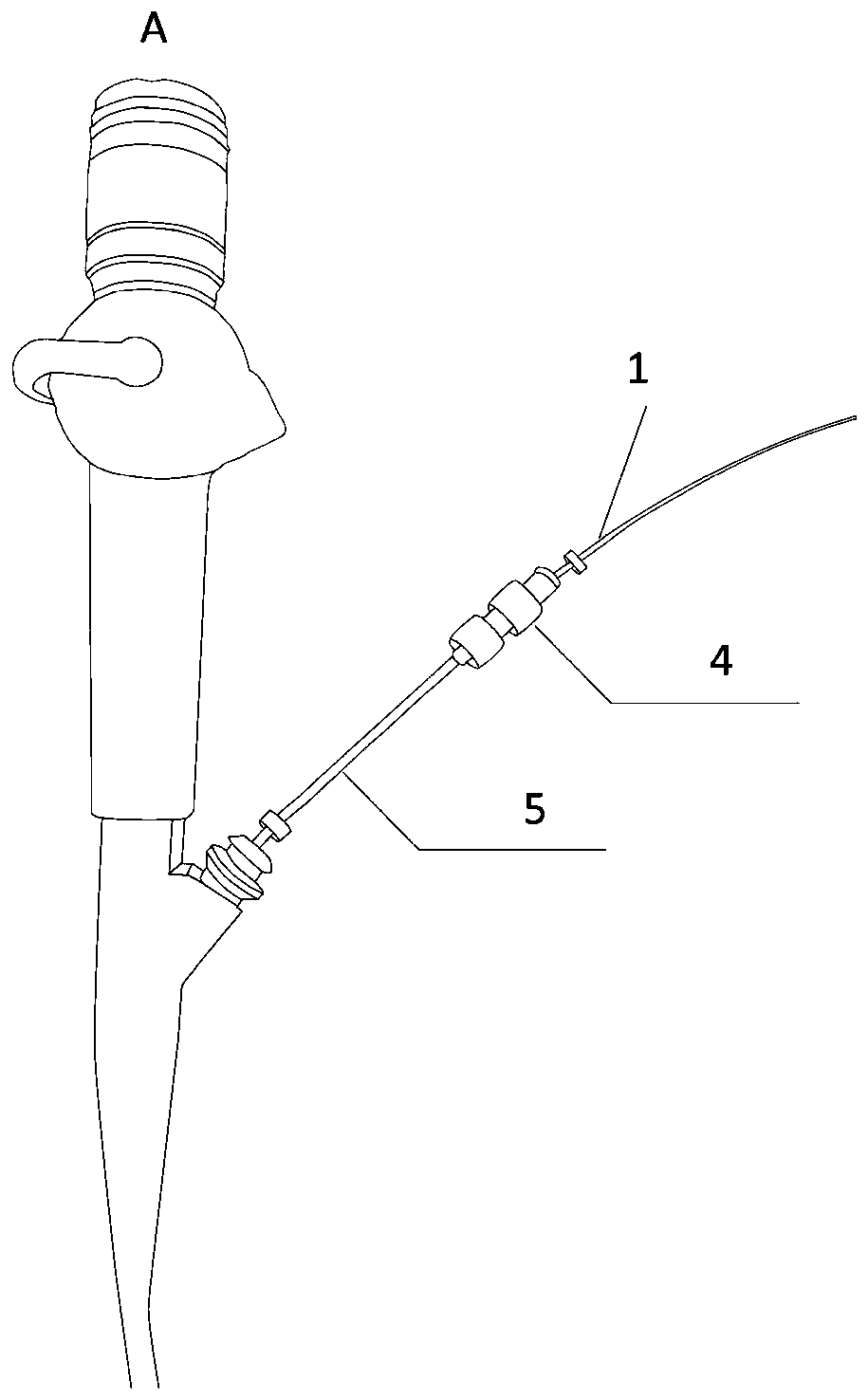 Anchoring positioning device and video-assisted thoracic surgery system guided by electromagnetic navigation