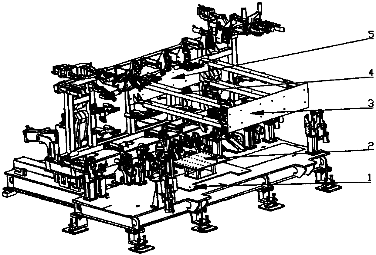 Effective measurement device for precision adjustment and control of welded vehicle body