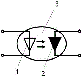 Perylene-3,4,9,10-tetracarboxylic acid dianhydride organic layer optoelectronic coupler and manufacture method