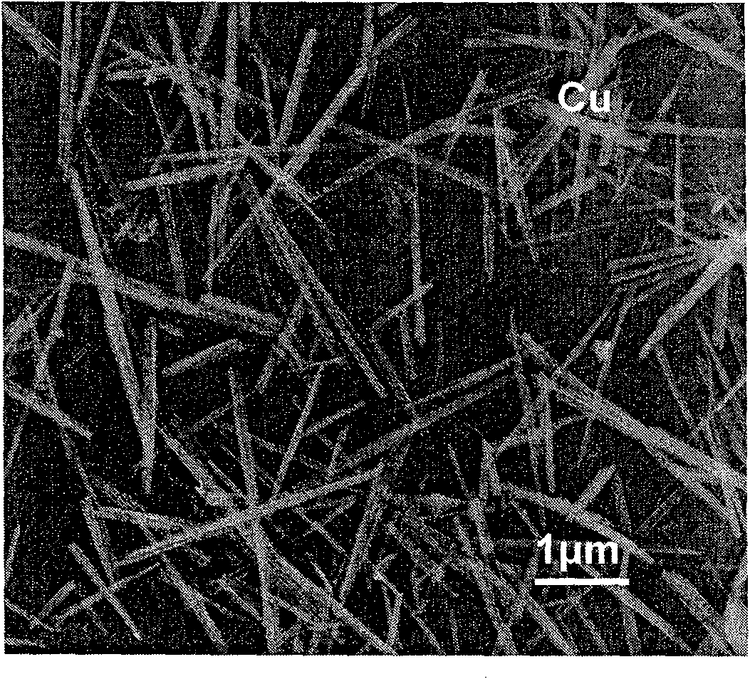 Method for preparing metallic simple substance nano-crystal material