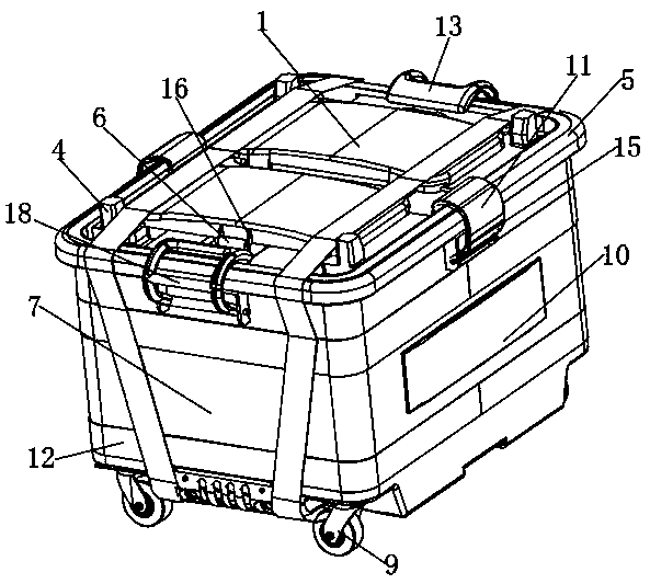 Equipment box special for emergency department