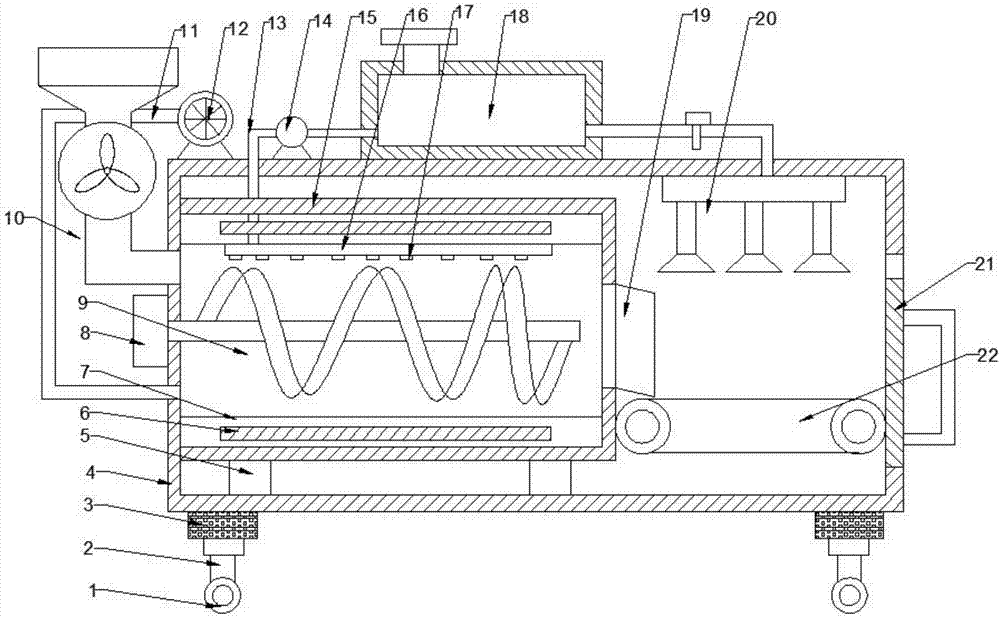 Soil environment-friendly remediation device for municipal greening