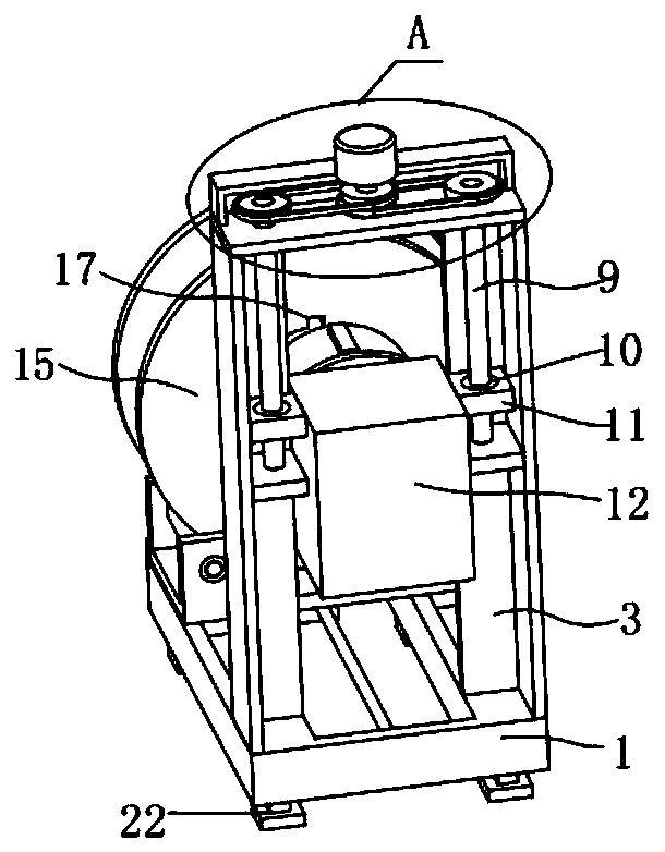 Paying-off device for enameled wire production