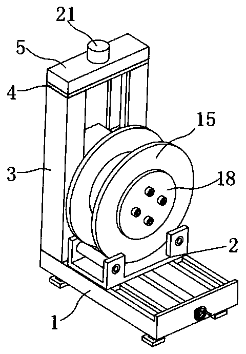 Paying-off device for enameled wire production