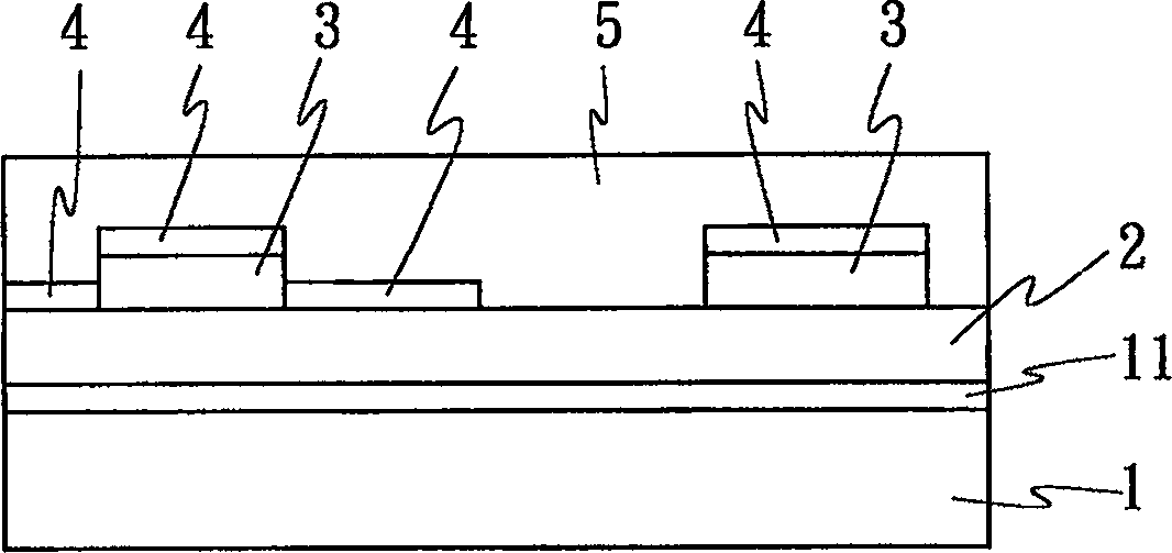 Transfer printing thin film in mould, and fabrication method