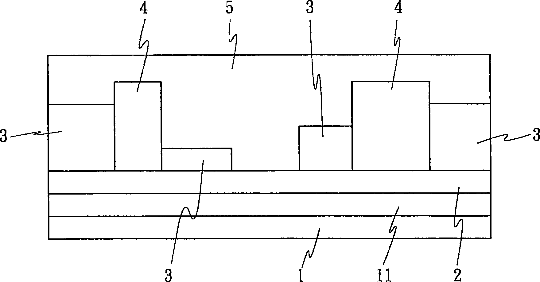 Transfer printing thin film in mould, and fabrication method