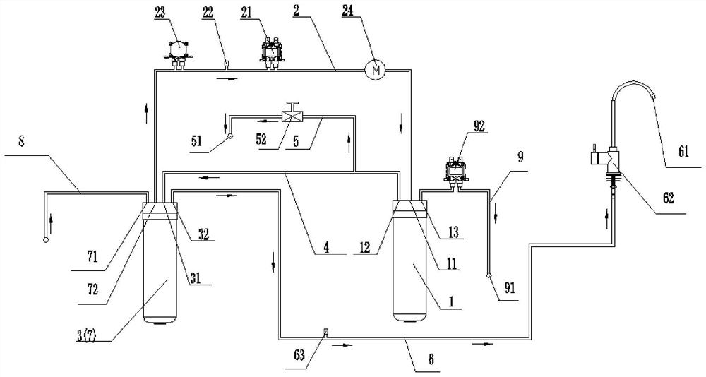 Water purifying device