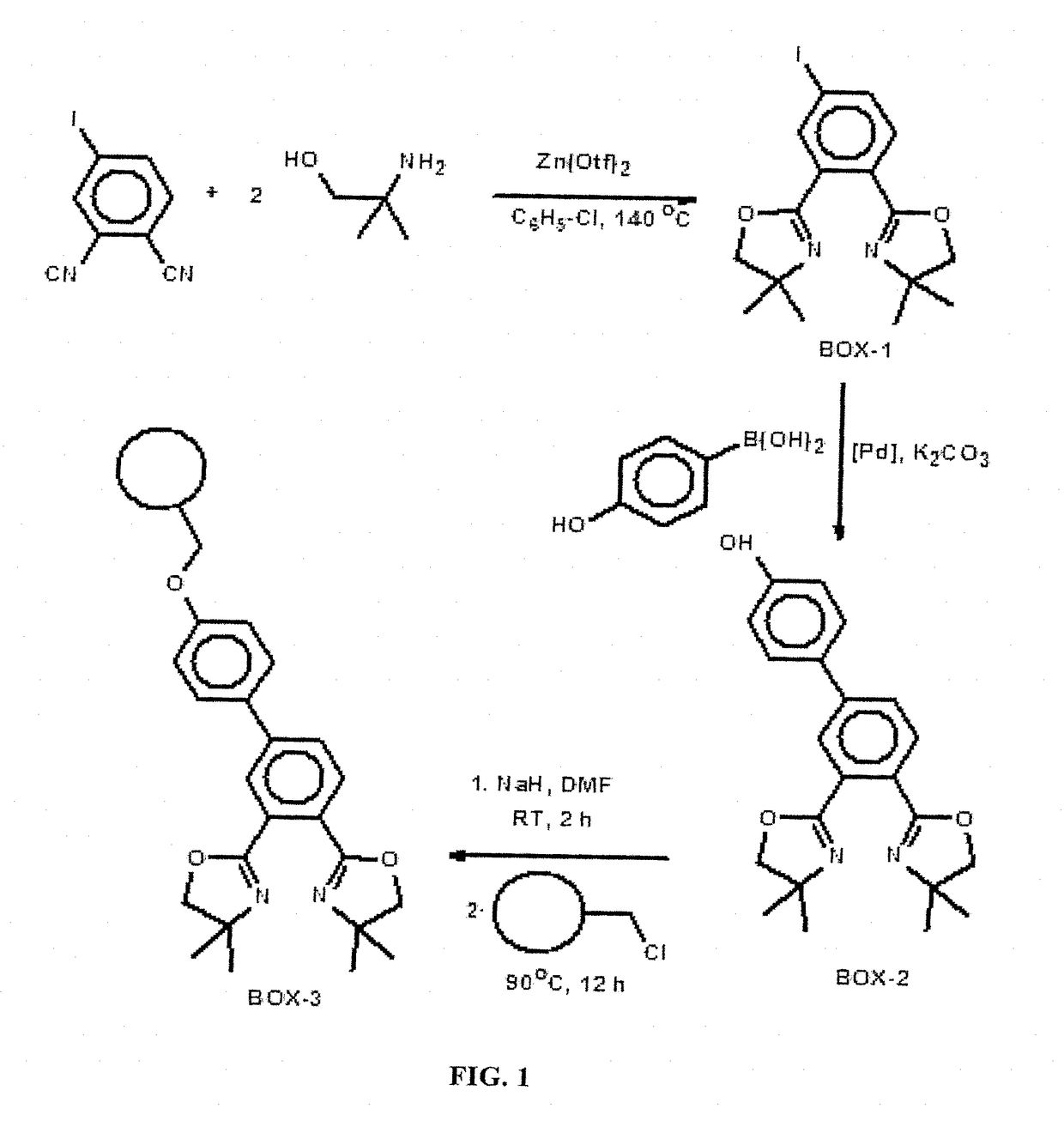 Solid-supported palladium (II) complex as a heterogeneous catalyst for cross coupling reactions and methods thereof