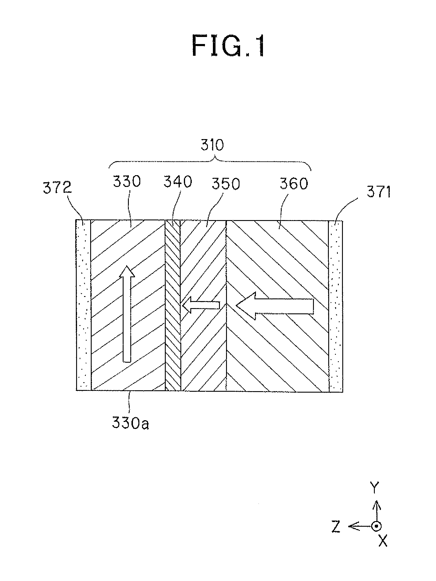 Microwave oscillating element and thin film magnetic head therewith