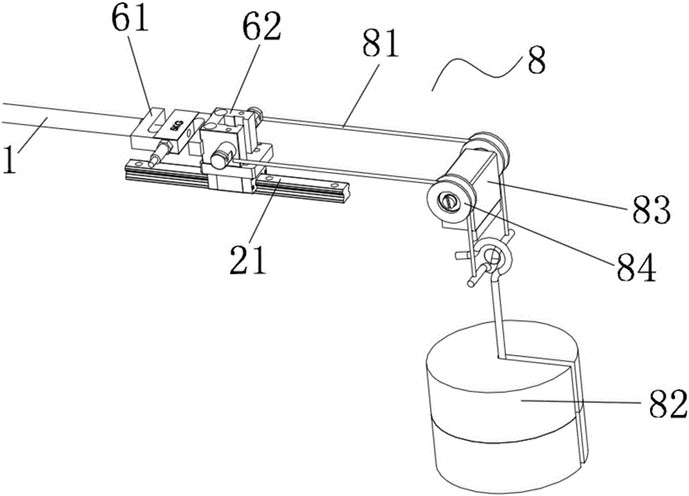 Simulated load assembly for automobile cable detection machine with improved test accuracy