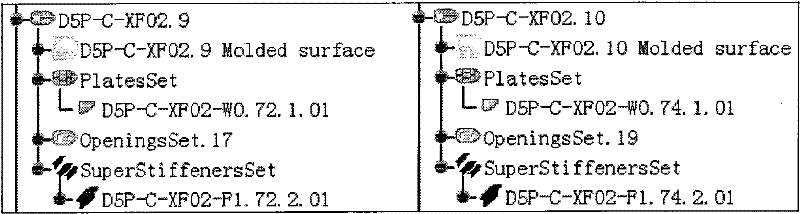 Automatic assembly method for three-dimensional ship modeling part