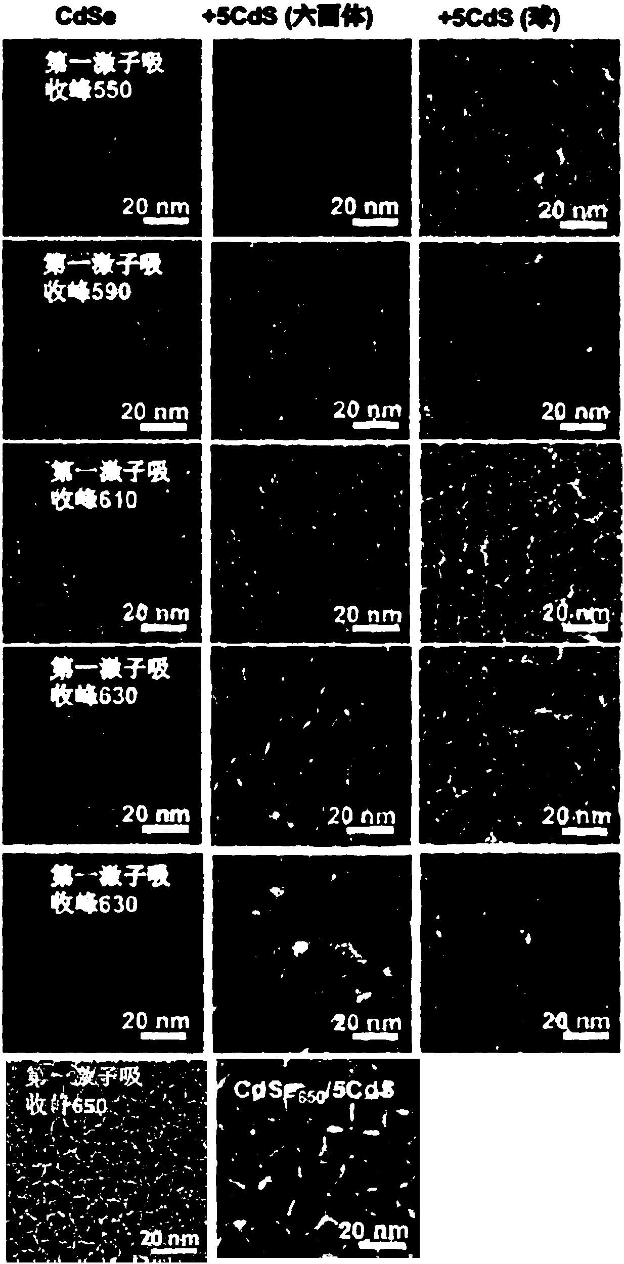 Core-shell quantum dot, and preparation method and application thereof