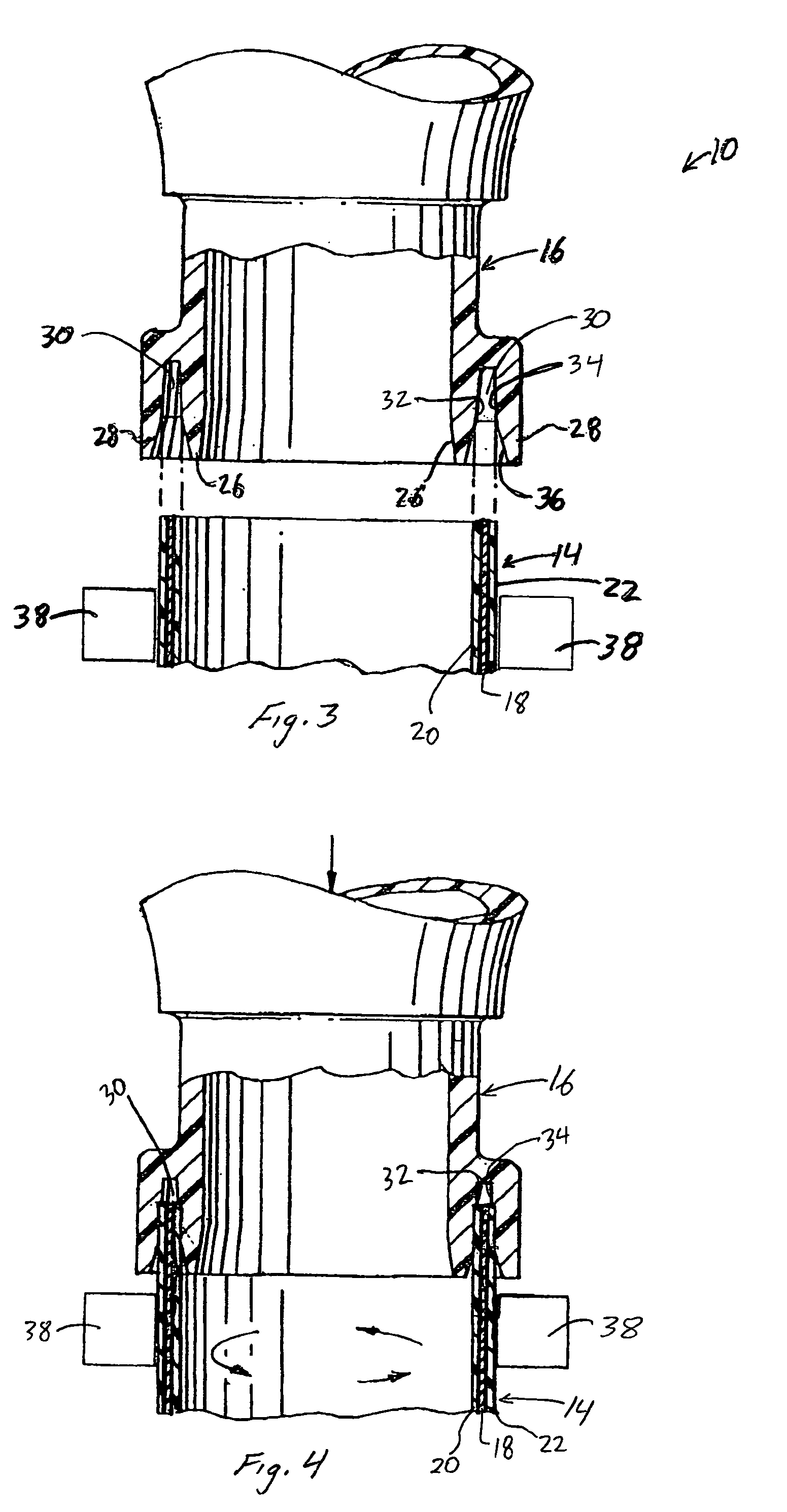 Gas impermeable tube joint and method of forming same