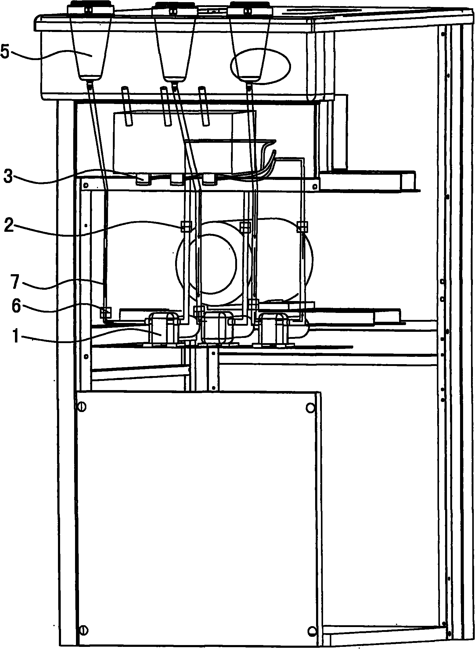 Ice cream pattern-making apparatus