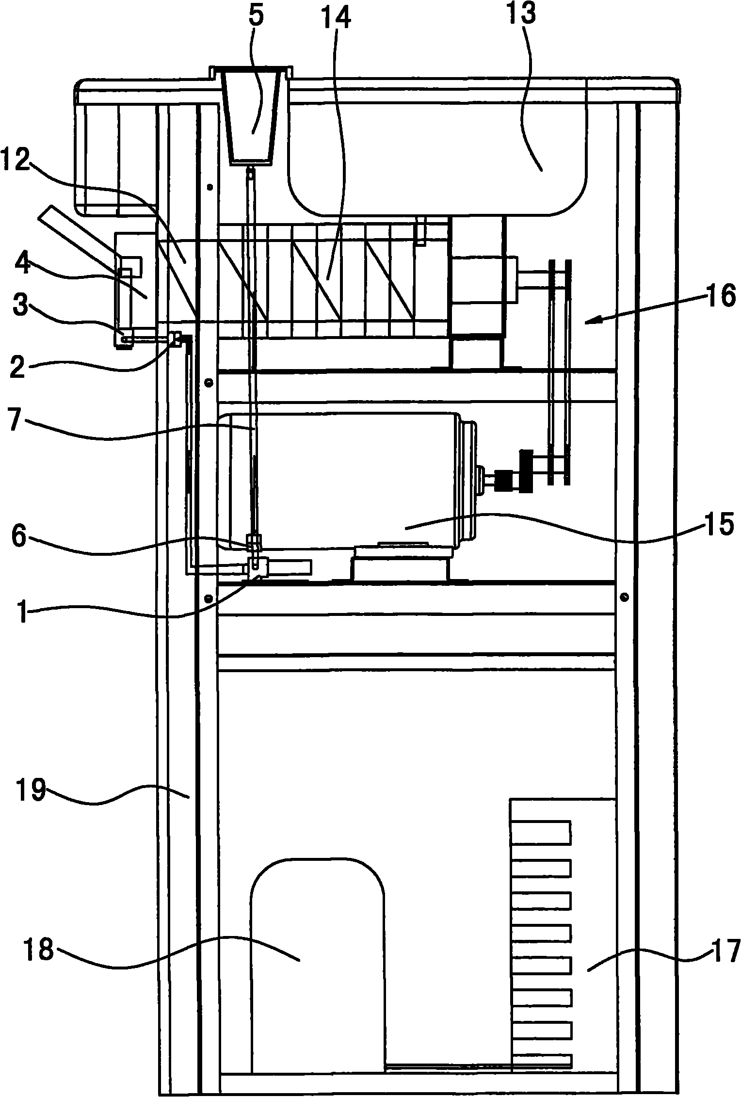 Ice cream pattern-making apparatus