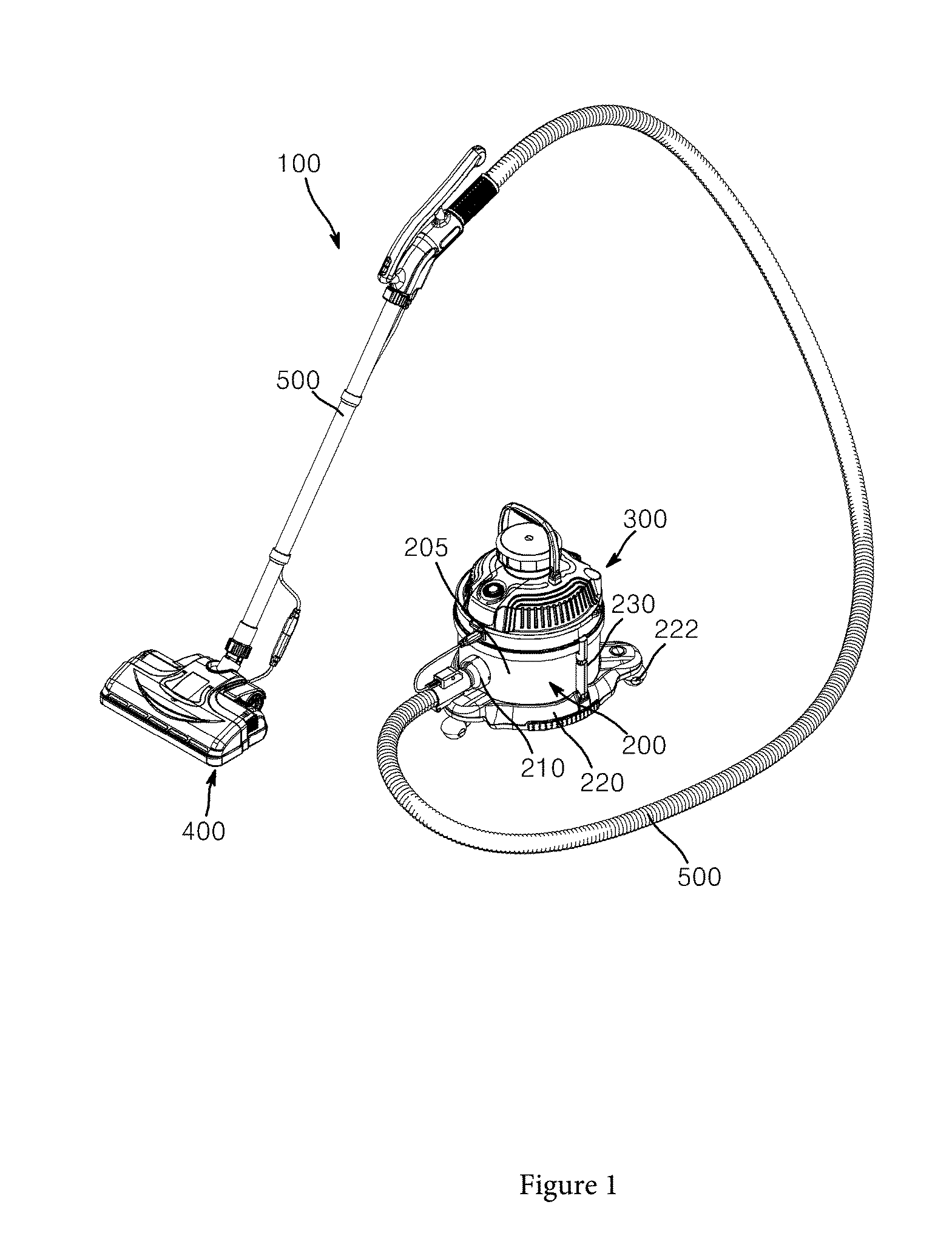 Dust-container assembly of vacuum cleaner