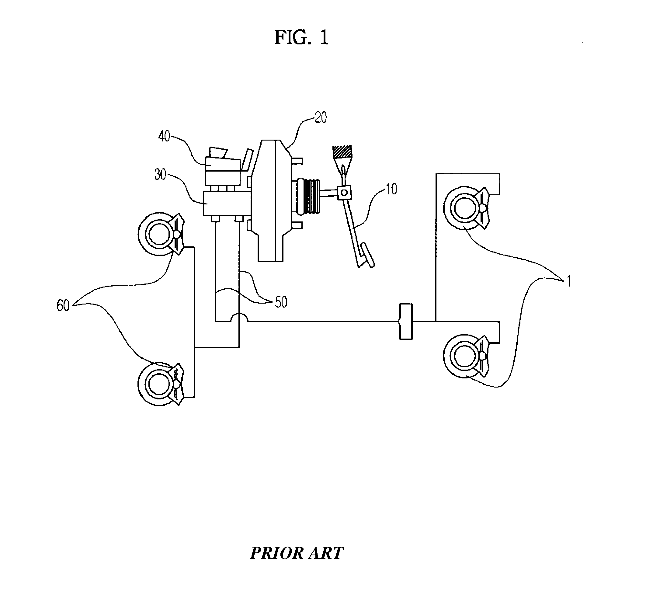 Pre-fill system to improve brake feel and method of increasing initial flux using the same