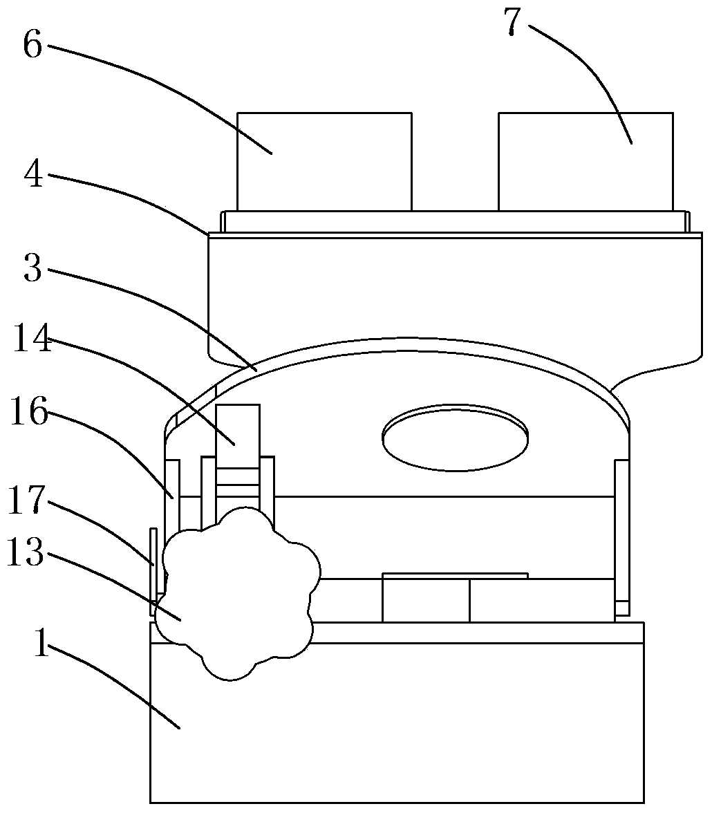 Information acquiring device for traffic accident scene