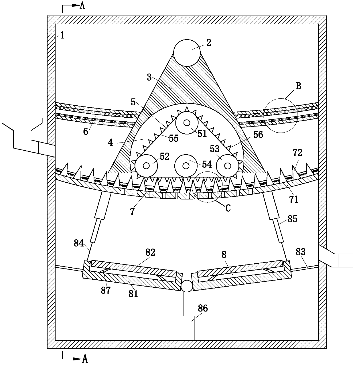 New energy biomass material pretreatment process