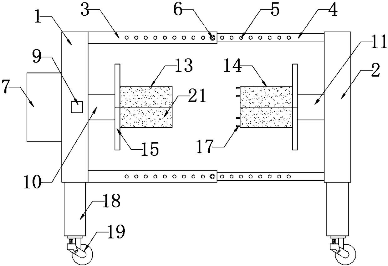 Electric wire pay-off device for architectural decoration and finishing