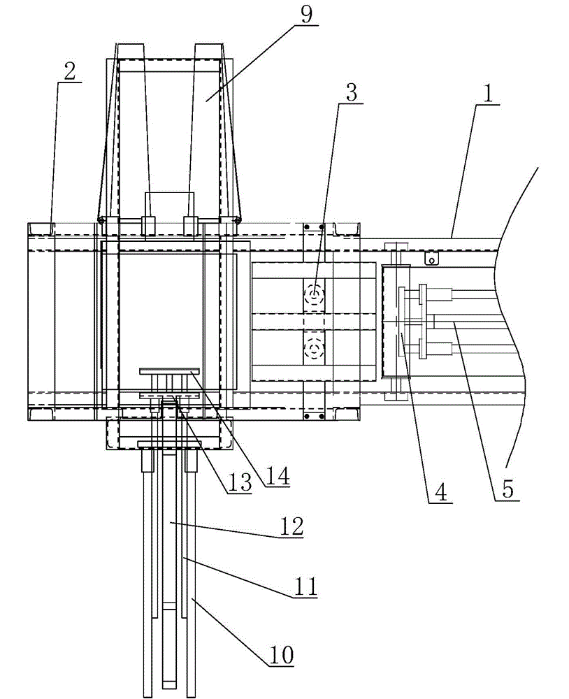 Automatic boxing mechanism for carpet packing