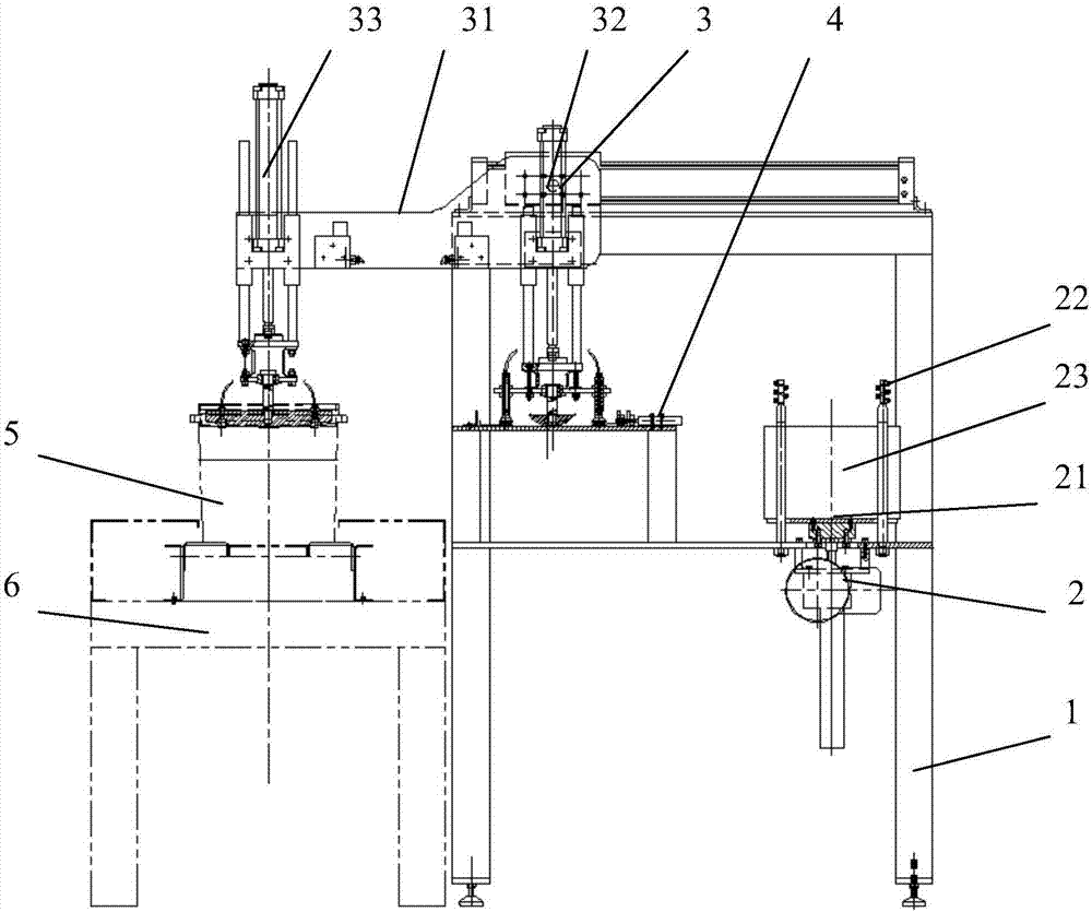 Automatic film covering machine for barreled printing ink