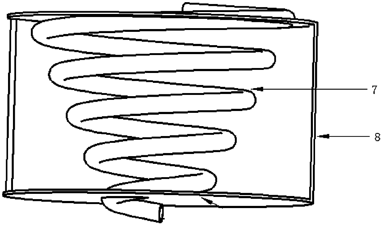 Device for preparing hydrogen gas by decomposing water through synergic action of oxygen-permeable membrane and hydrogen-permeable membrane