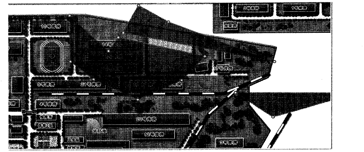 Dynamic information fusion display method based on html5 high-definition bitmap