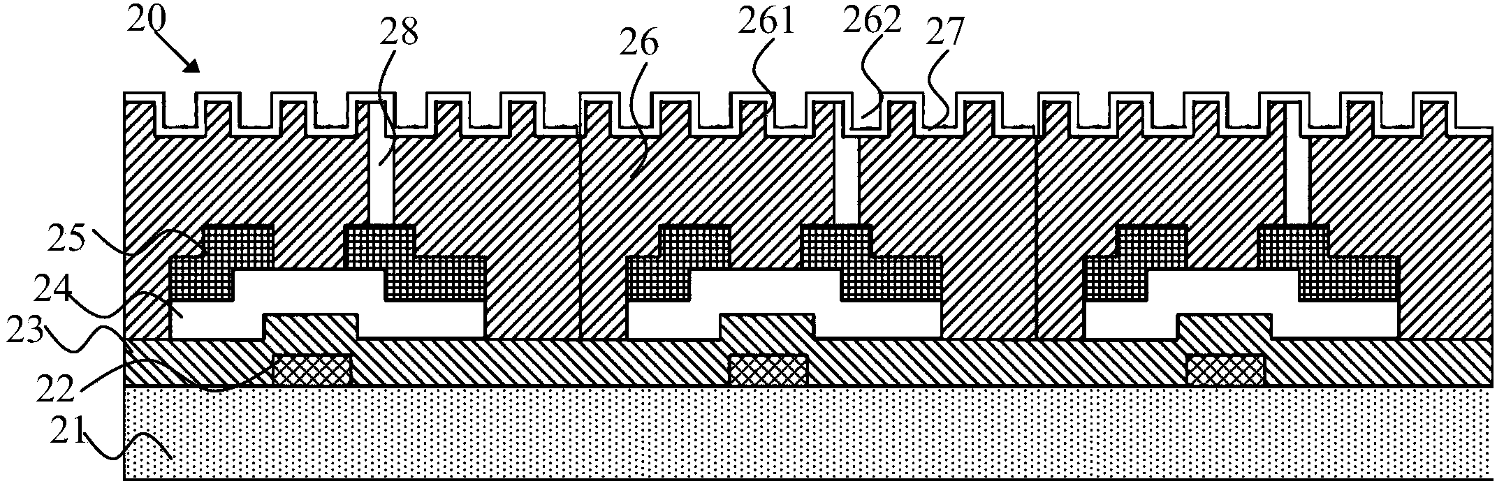 COA array substrate and liquid crystal display panel