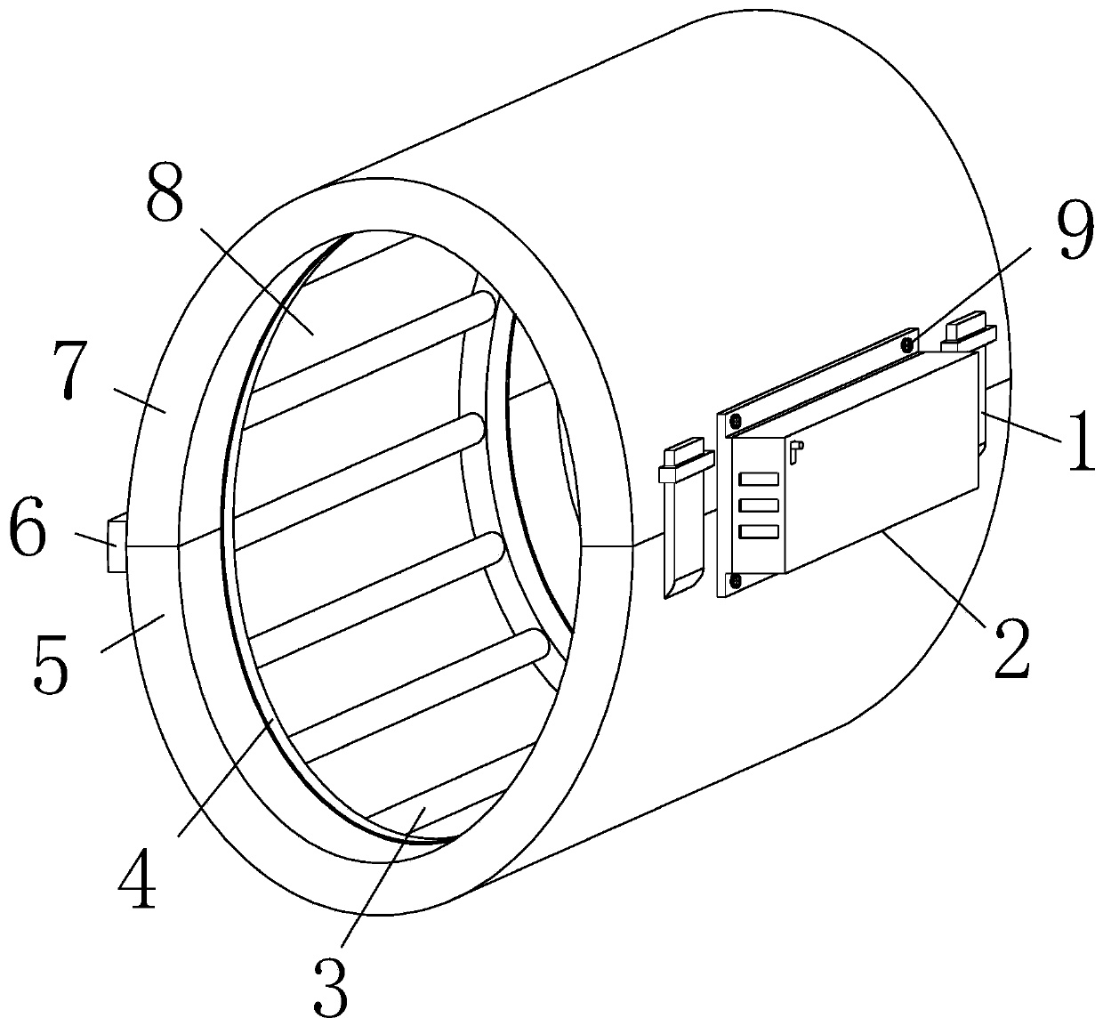 High-efficiency low-carbon energy-saving heating ring