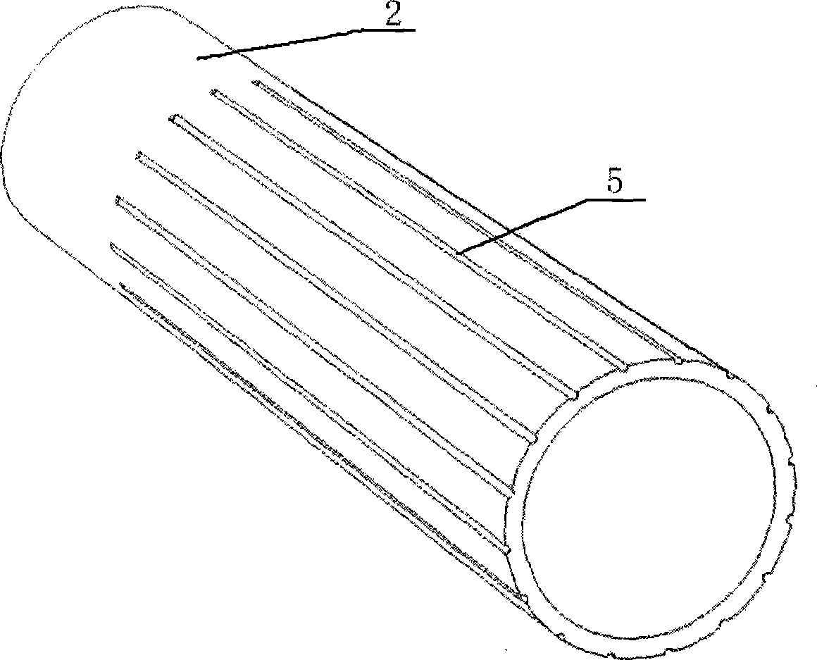 Fish pole with channel on jogged part of internode