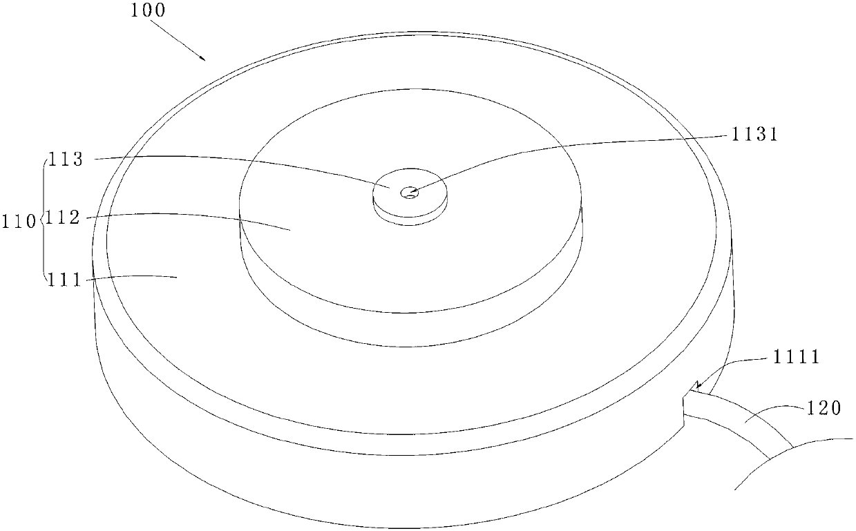 Folding silicone bowl capable of being charged